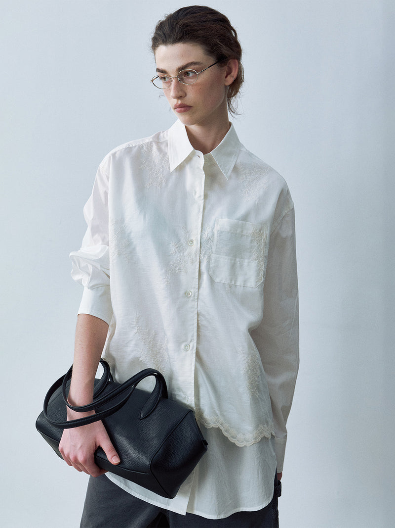 Orel Embroidered Collar Shirt