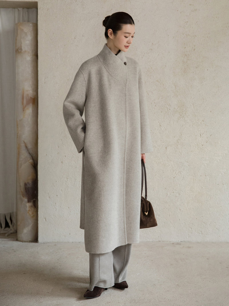Mirelle Wool Scarf Coat