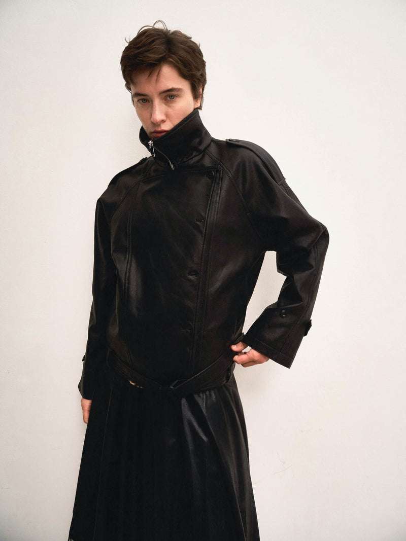 Isola Cropped Lyocell-Jacke