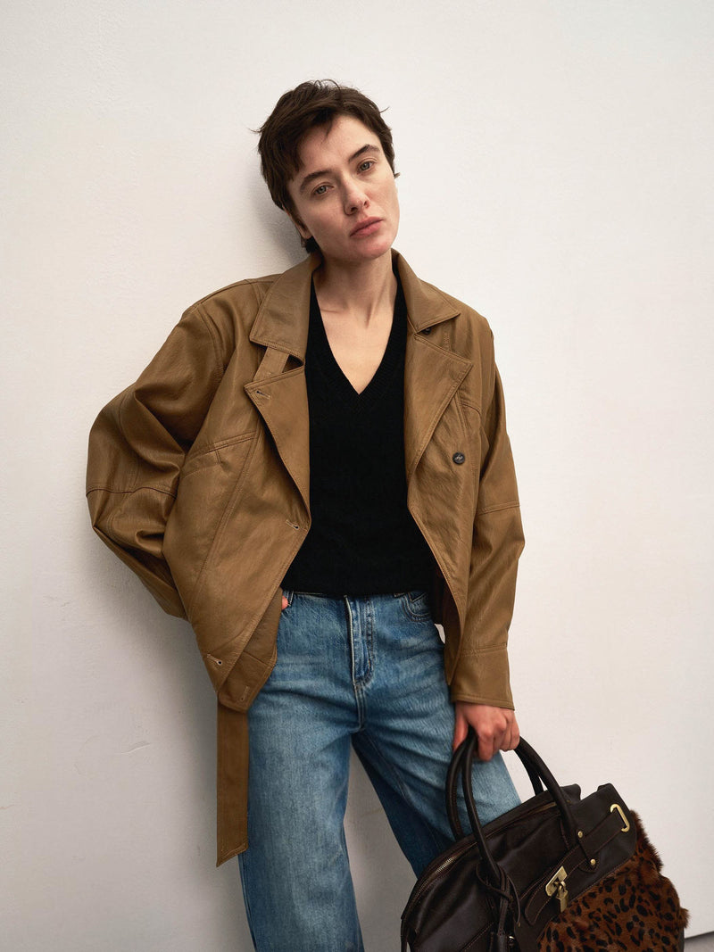 Tavia Drawstring Bomber Jacket