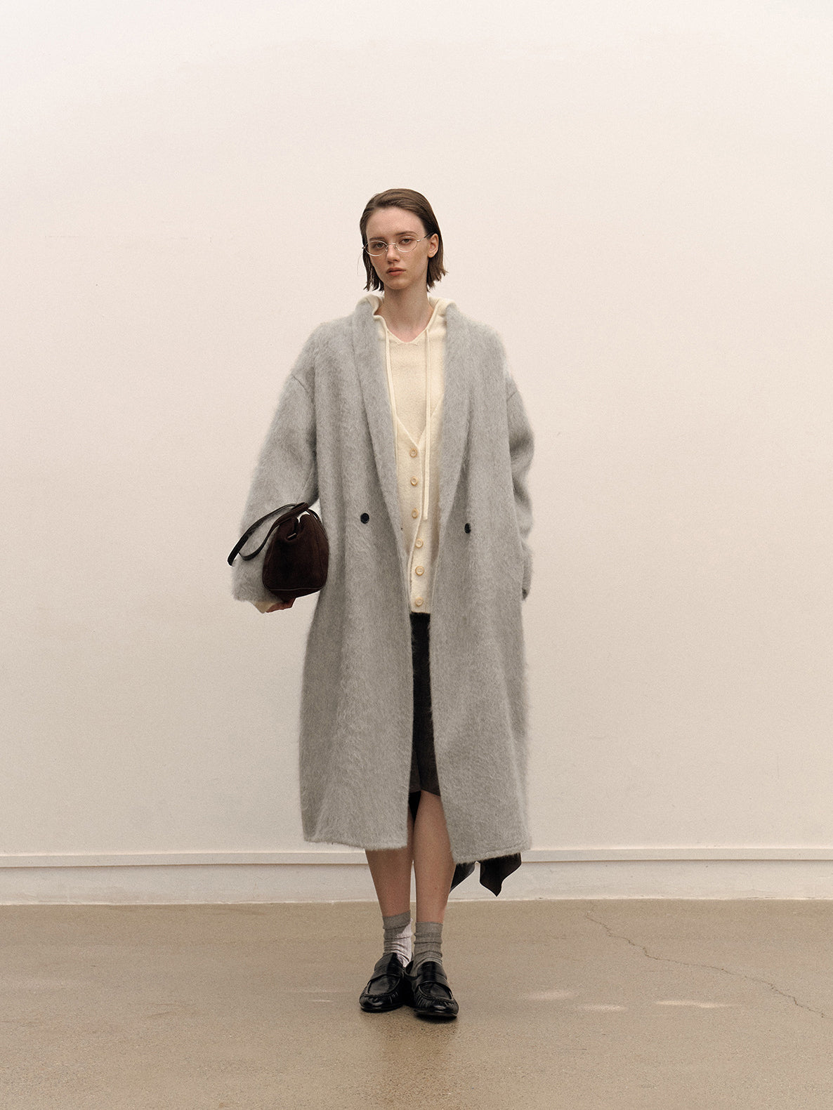Noema Brushed Wool Coat