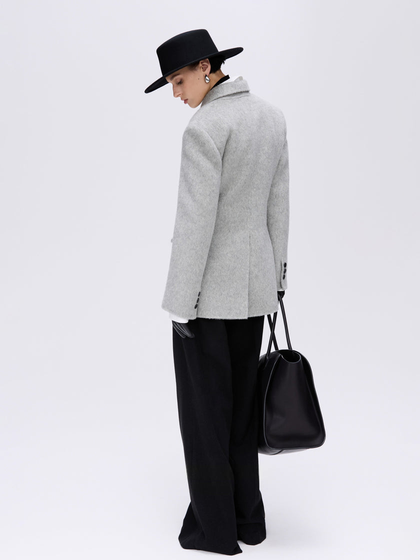 Blazer structuré en laine