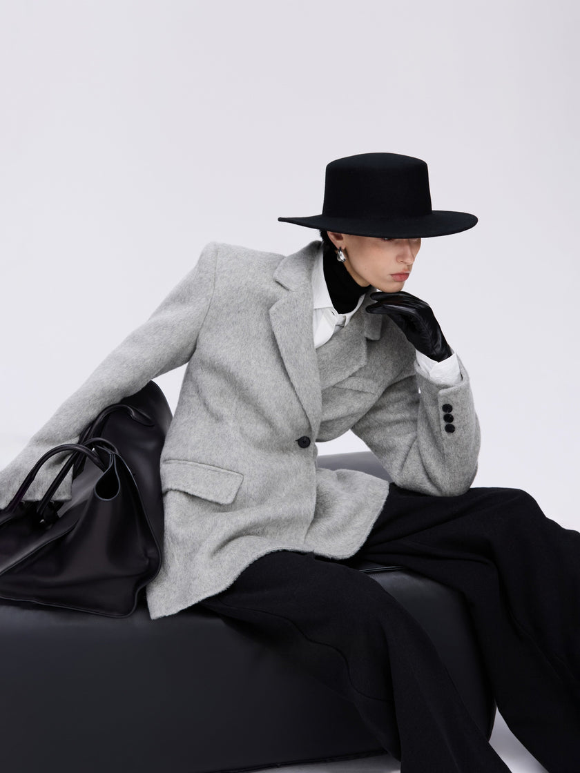 Blazer structuré en laine