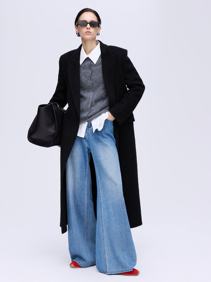 Structured Double-Breasted Coat