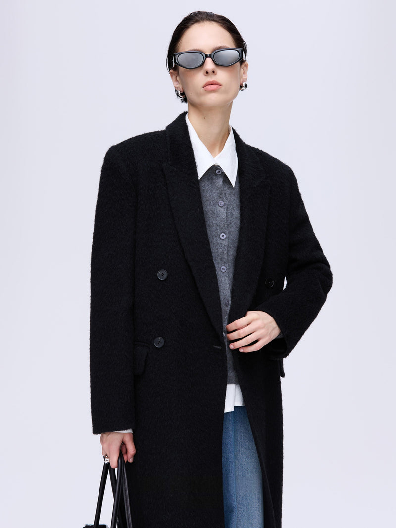 Structured Double-Breasted Coat