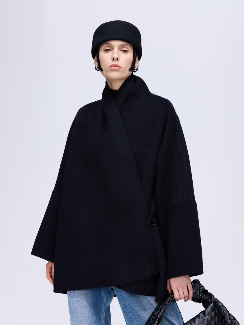 Veste en laine réversible