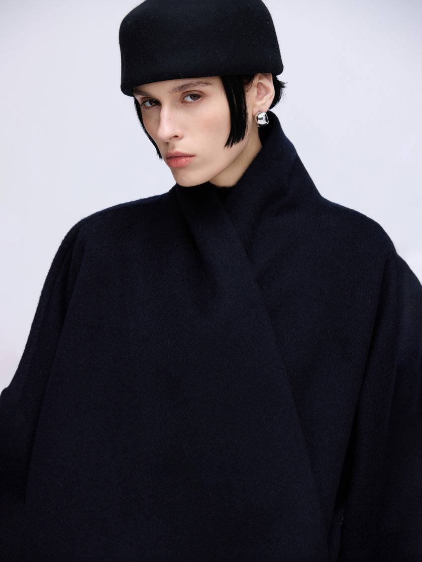 Veste en laine réversible