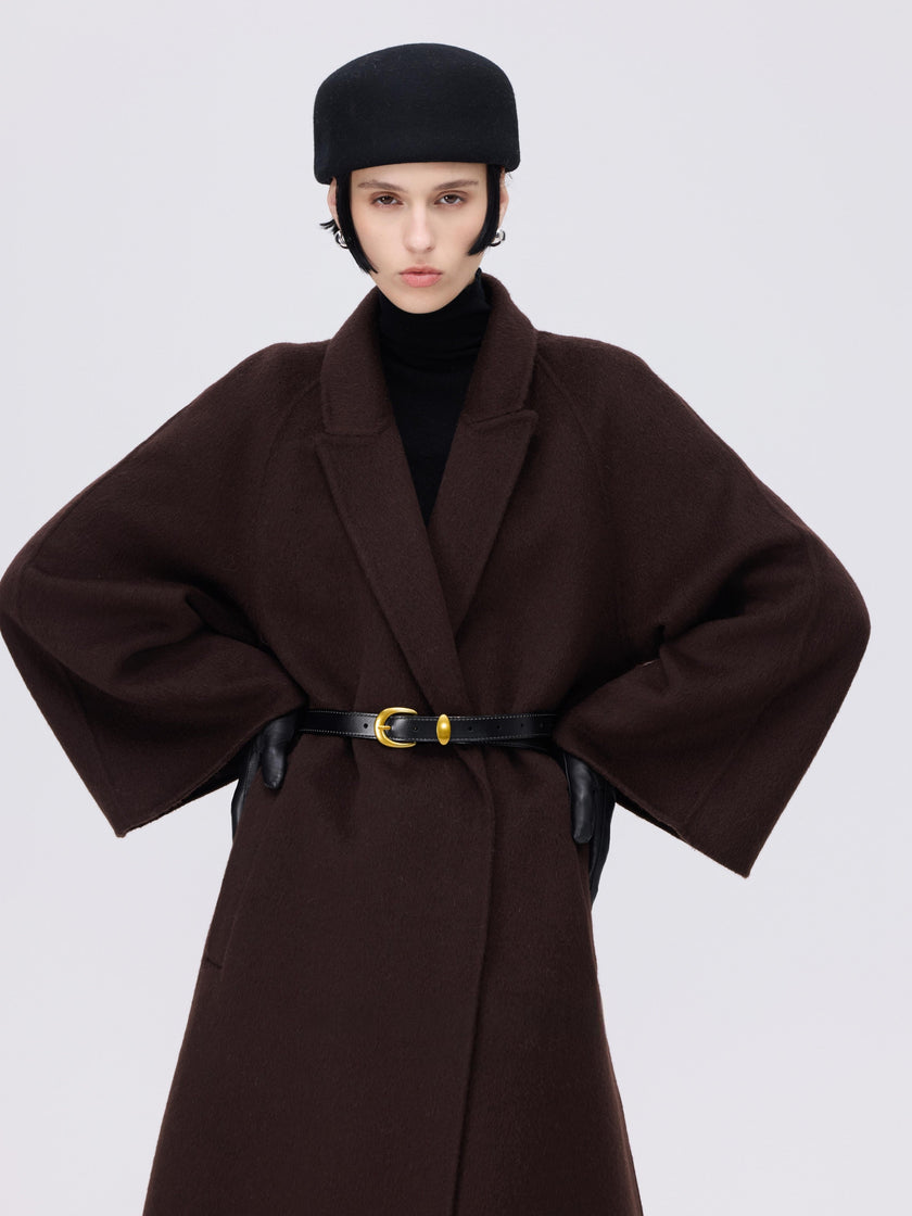 Wool Alpaca Long Coat