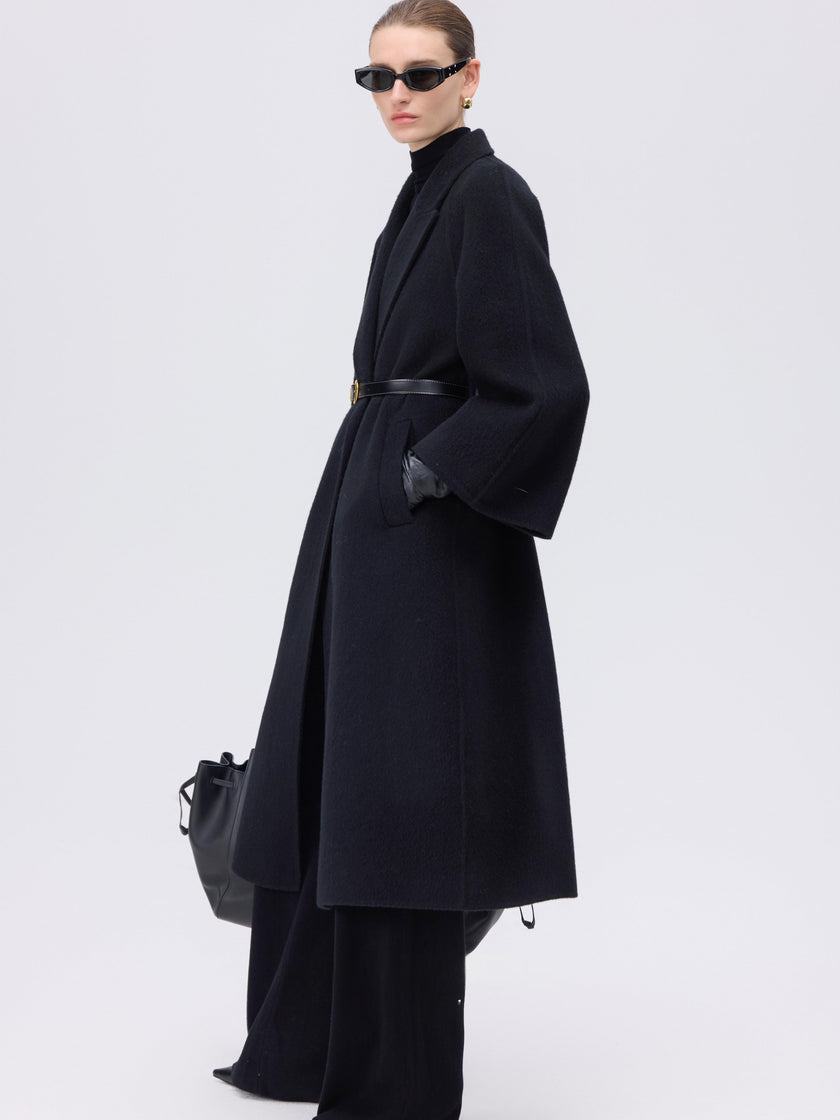 Wool Alpaca Long Coat