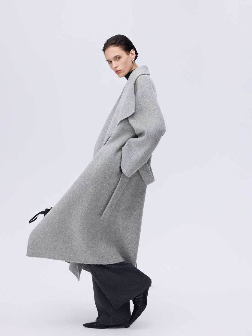 Soft-Structured Wool Coat