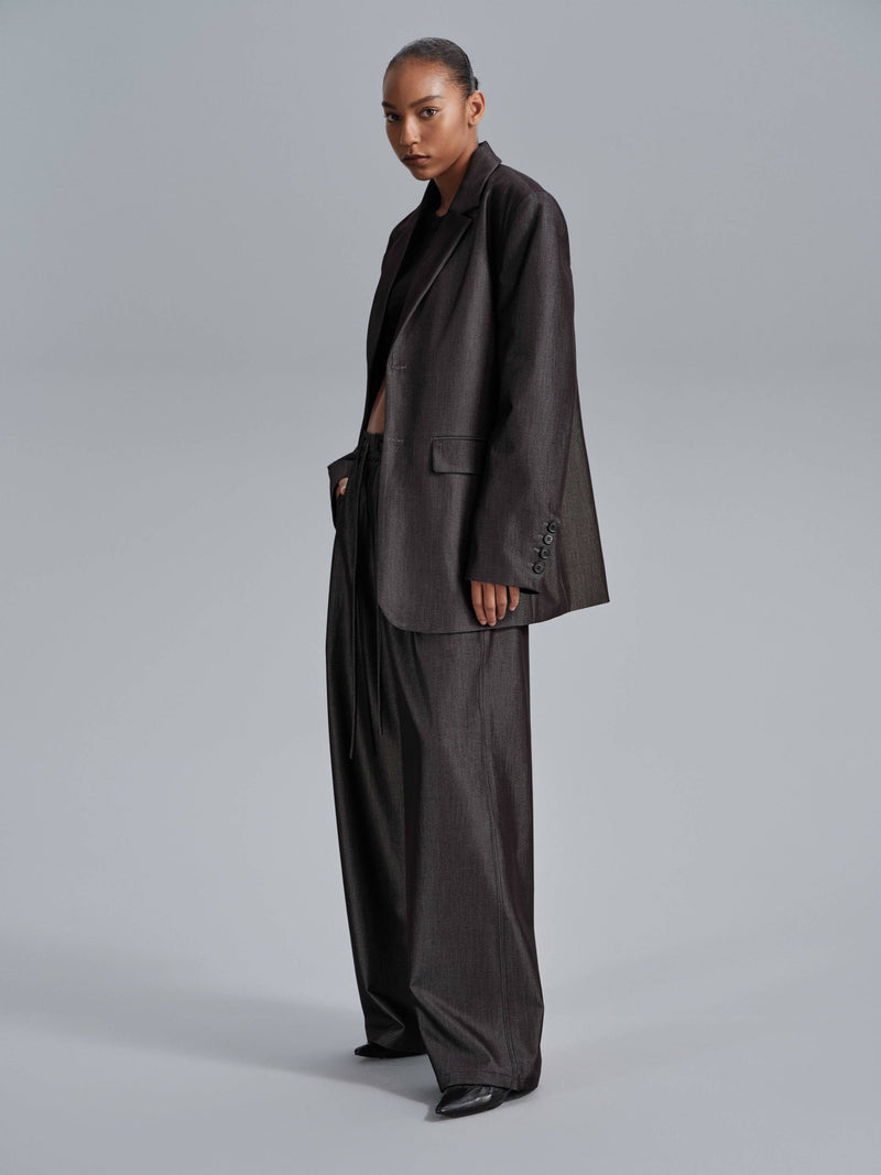 Blazer en ardoise Kavi