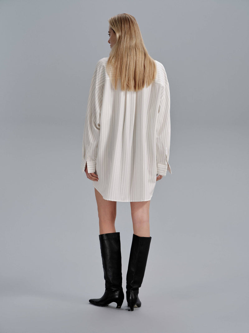 Camicia a righe Lyra - Bianca