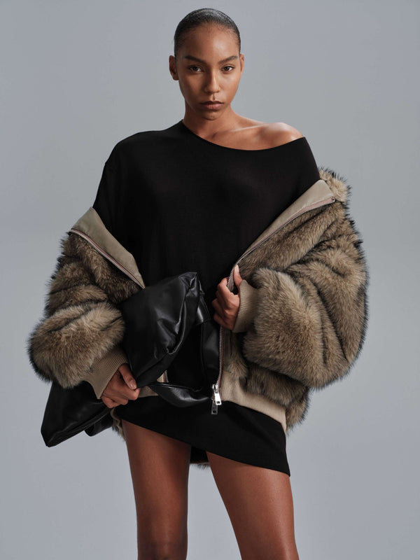 Nyssa Asymmetry Top - Black