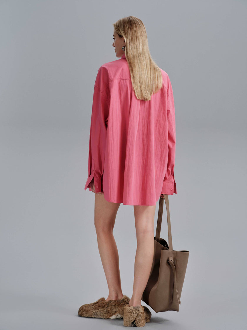 Lunne Flow Shirt - Magenta & Light blue