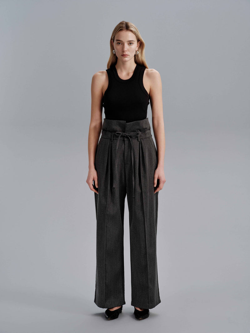 Pantalons Rayés Lyra