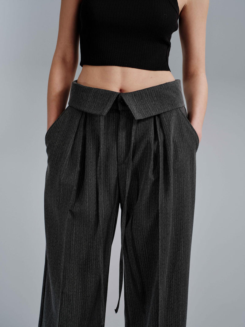 Pantalons Rayés Lyra