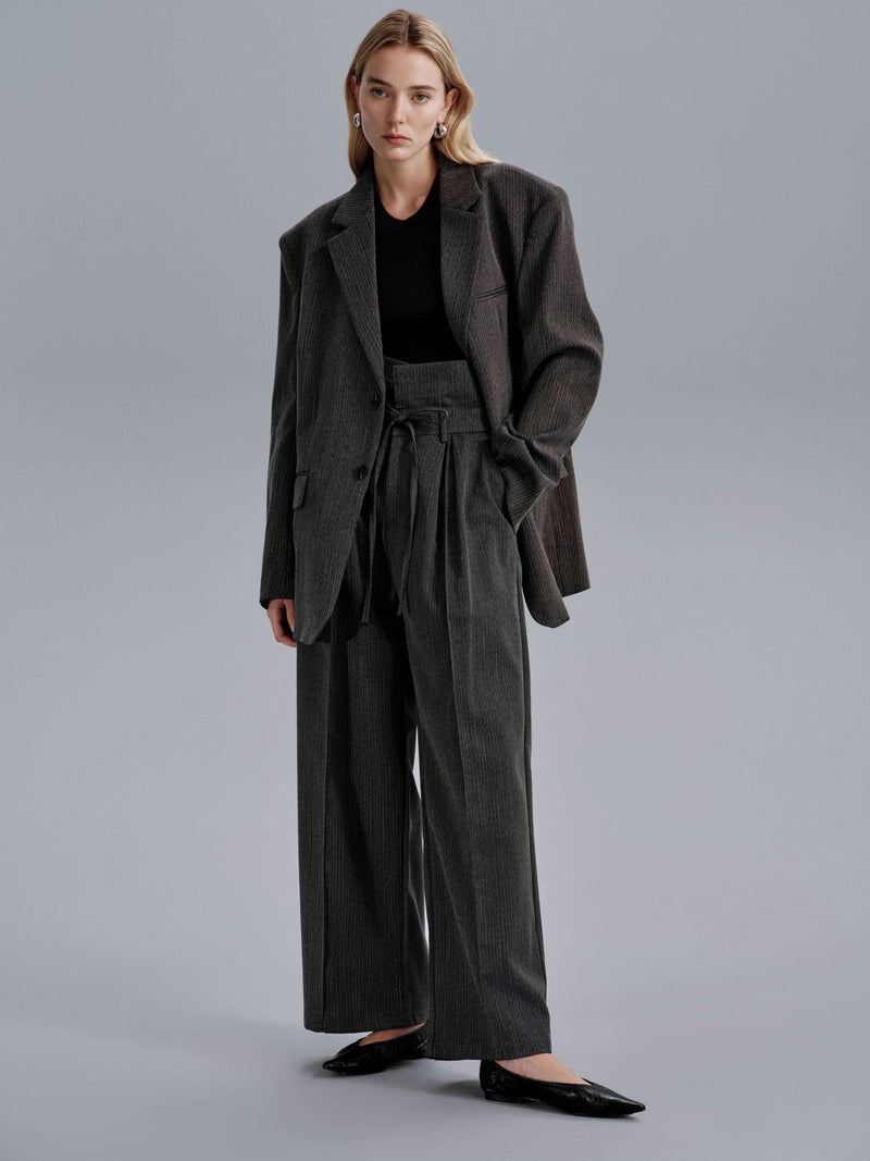 Pantalons Rayés Lyra