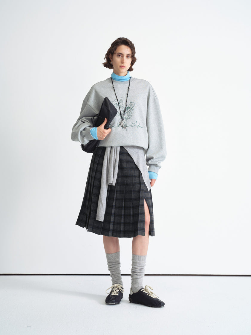 Printed Crewneck Sweatshirt