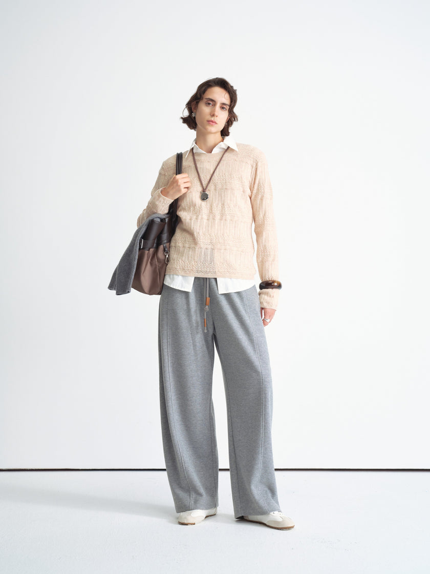 Pantalon décontracté à cordon de serrage