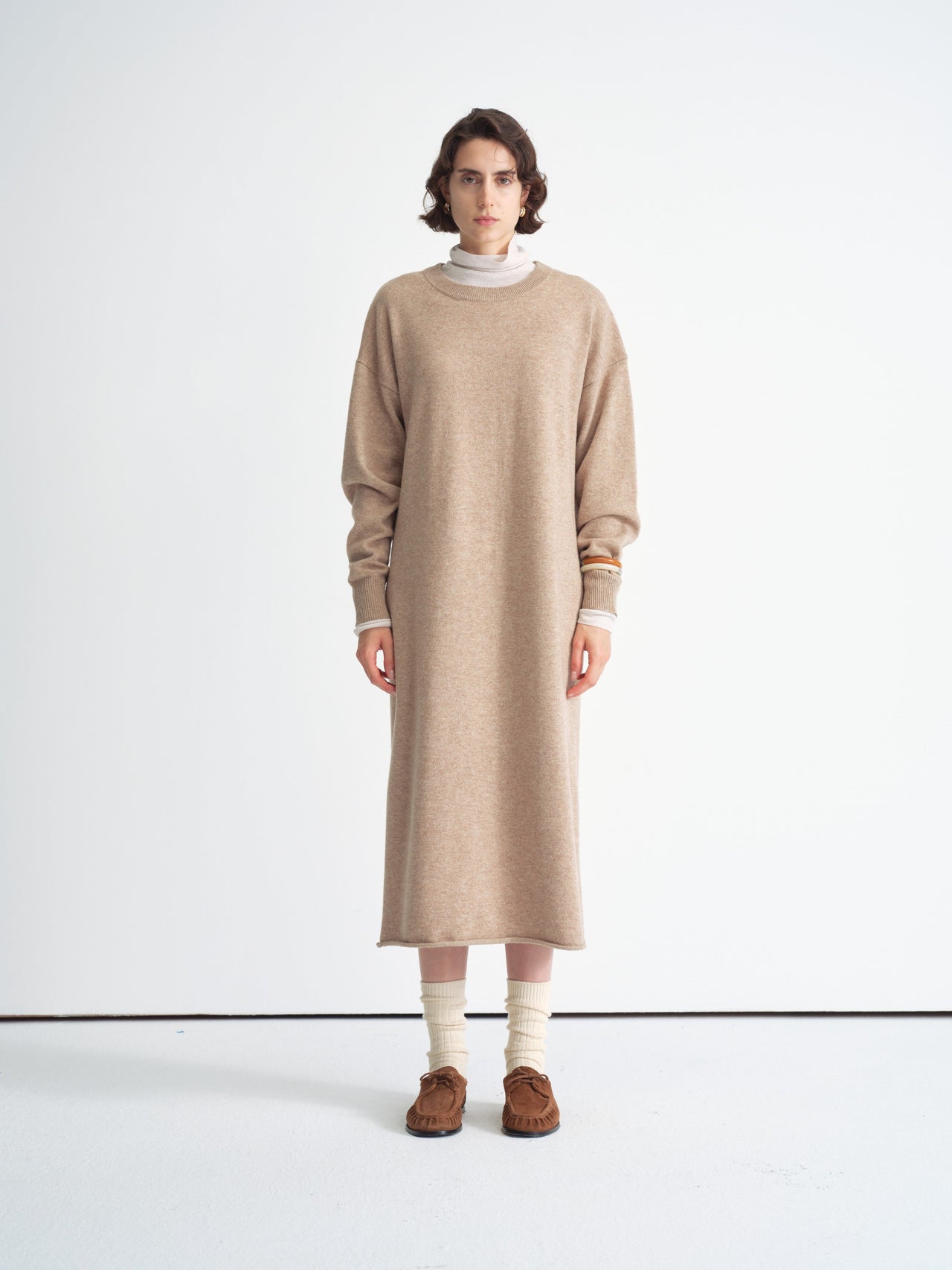 Knit Long-Sleeve Dress