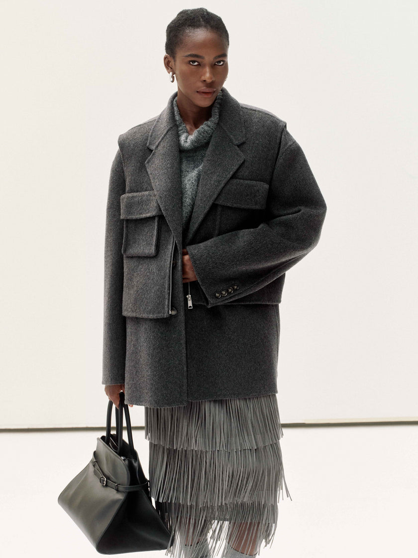 Rustic Wool Elegance Vest