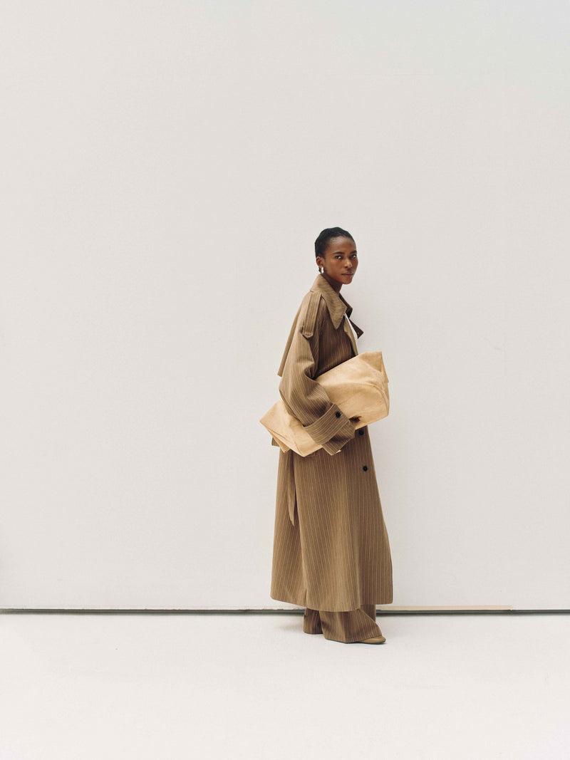 Pantaloni trench Drift a righe sottili