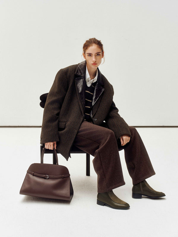 Blazer classique en laine moderne