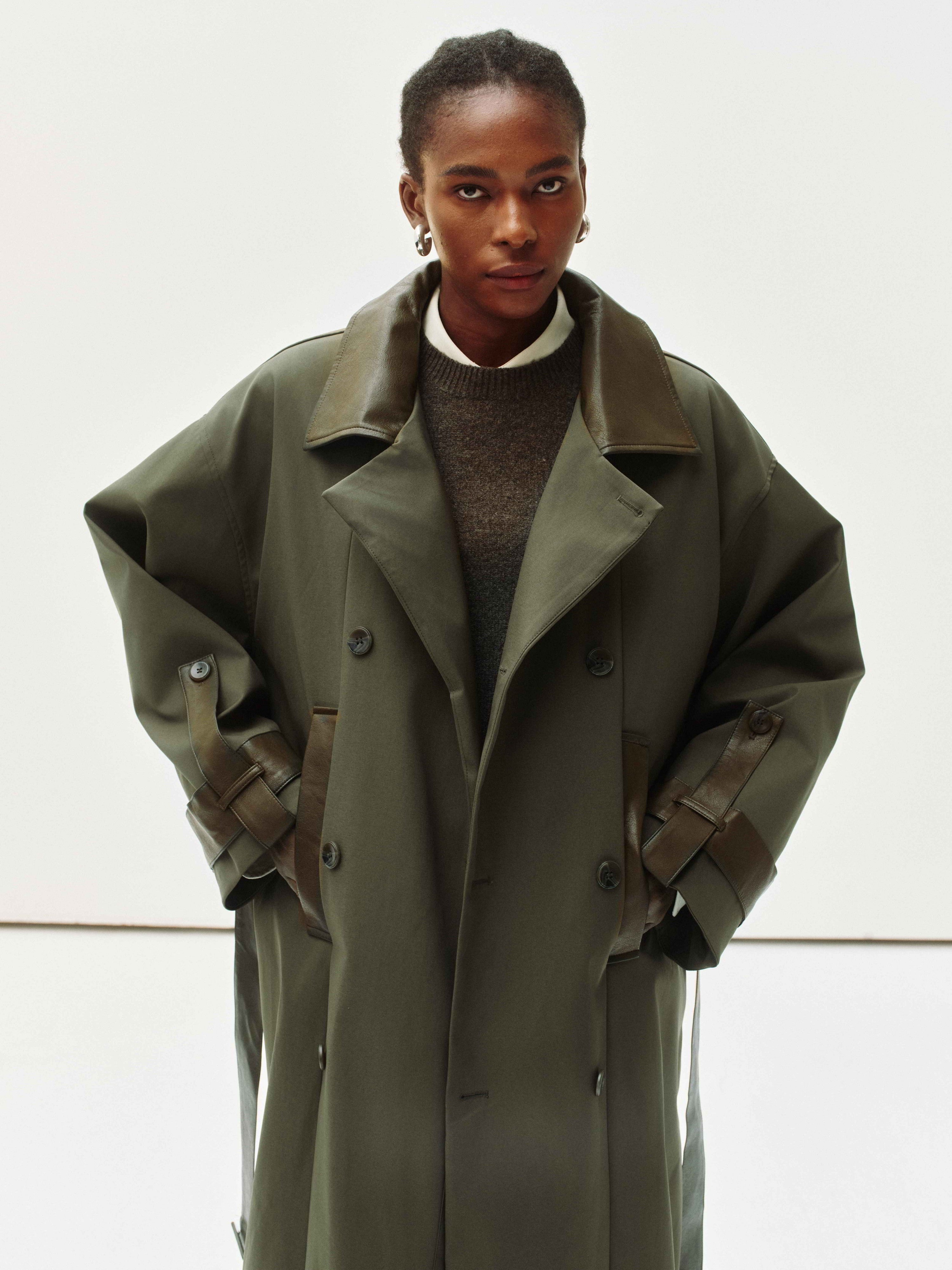 Oblique Trench Coat – hemi blurr