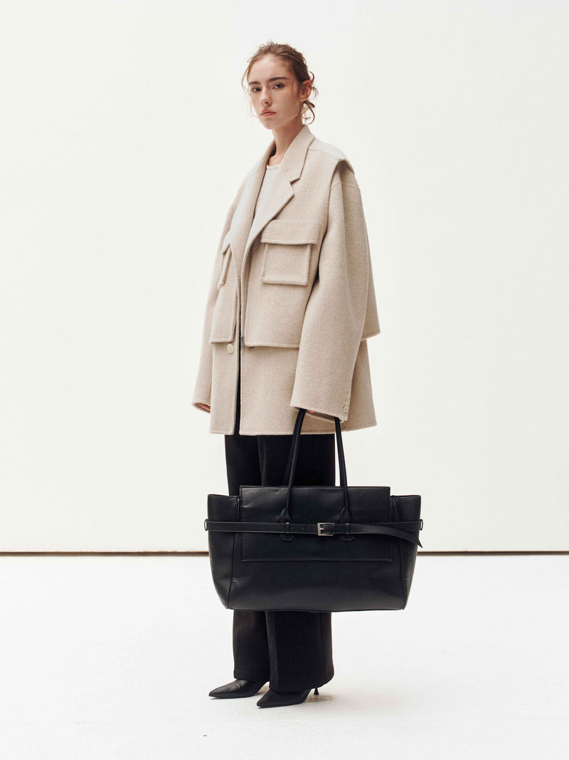 Chaleco Elegante de Lana Rústica