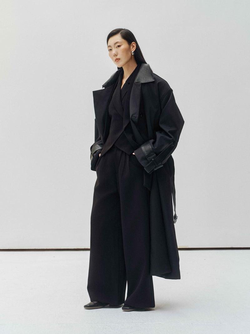 Oblique Trench Coat