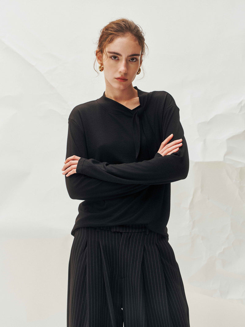Evara Tie Neck Top