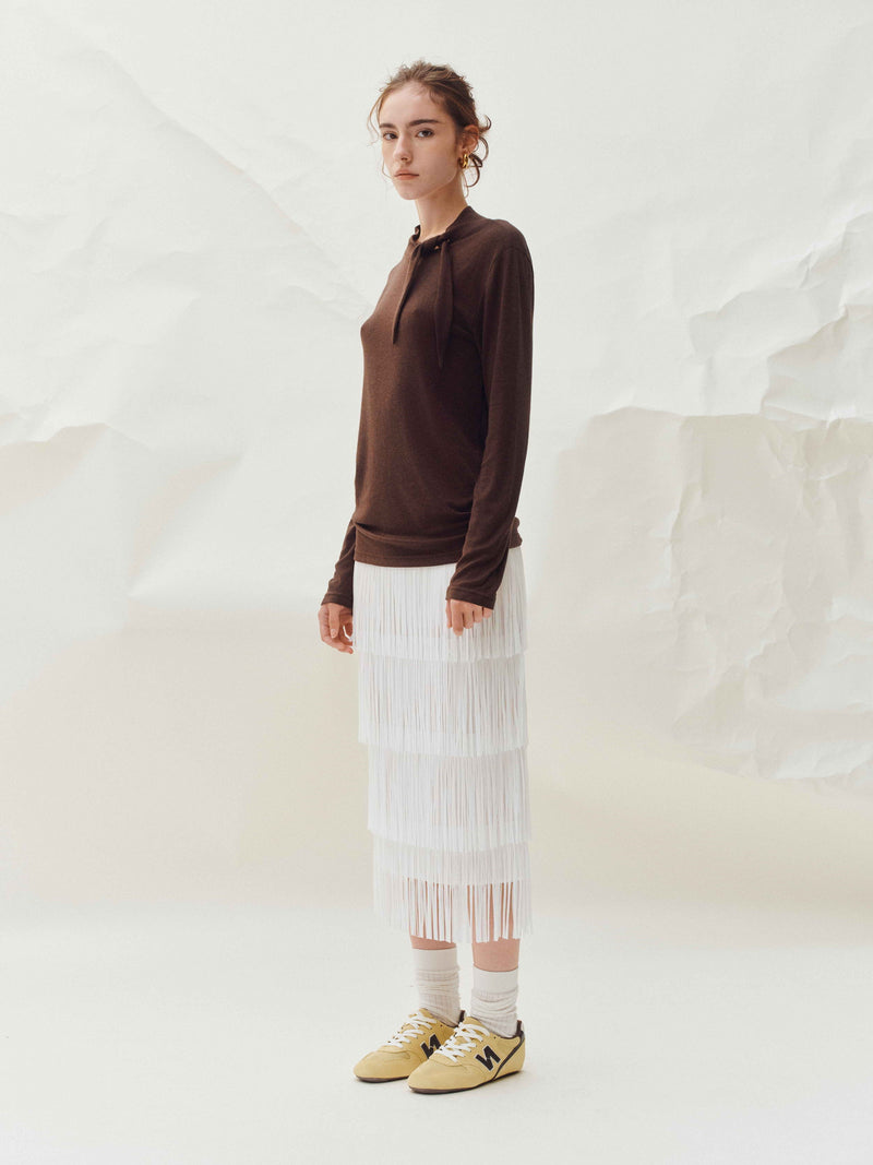 Evara Tie Neck Top