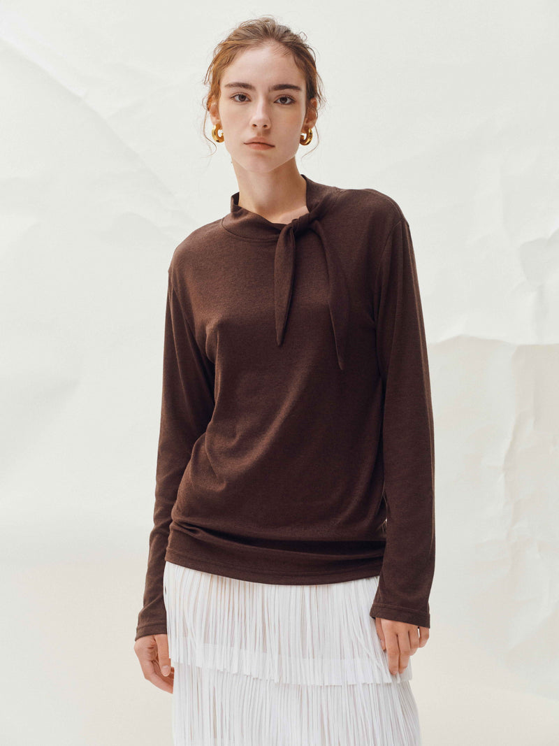 Evara Tie Neck Top