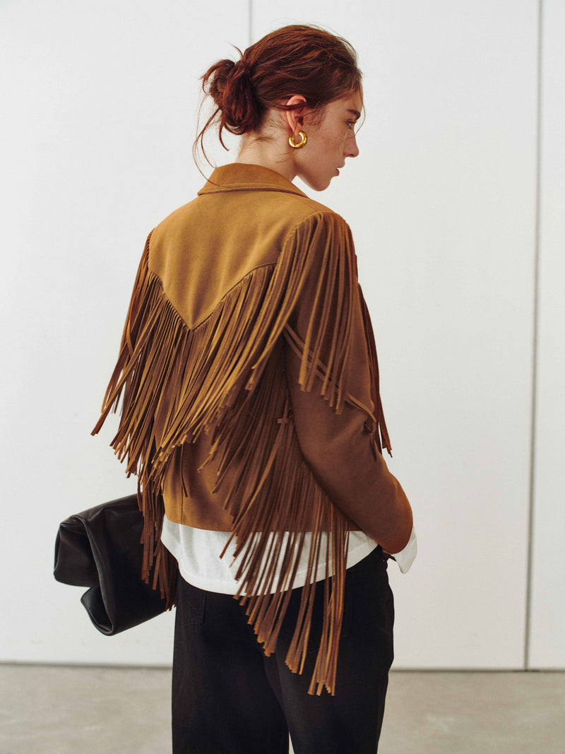 Fringe Suede Jacket