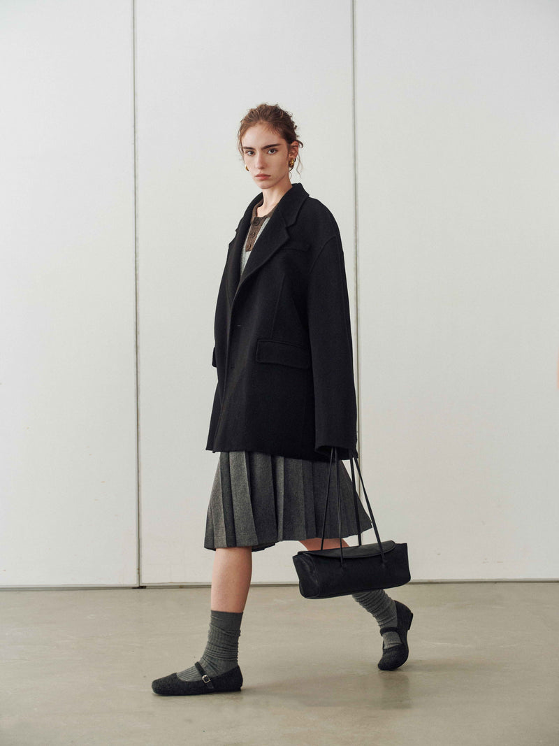 Blazer rustico in lana