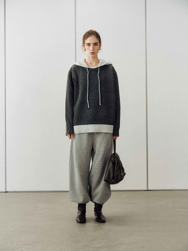 Felpa con cappuccio Drift in maglia