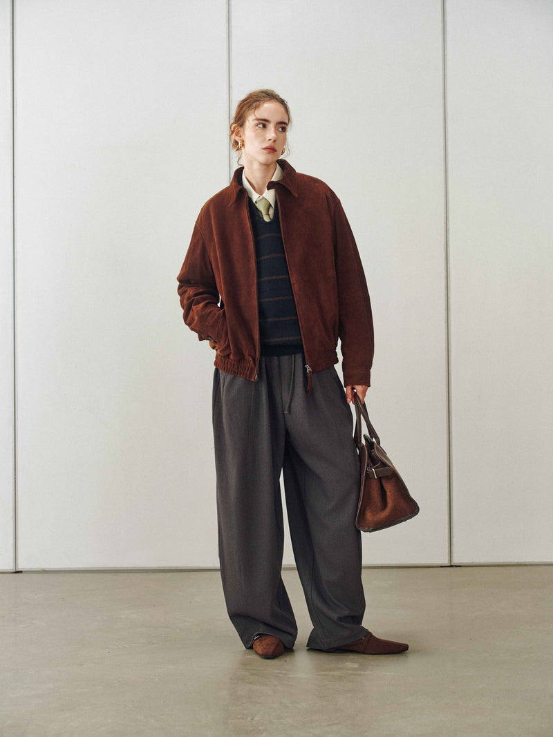 Umber Suede Jacket