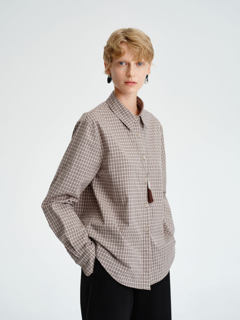 Checked Cotton Shirt