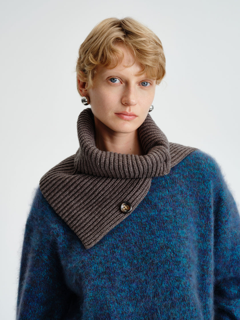 Pull en laine brossée