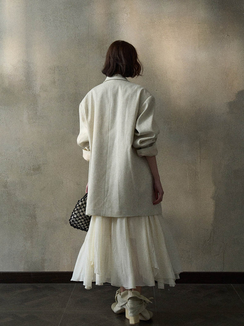 Linen Whisper Blazer