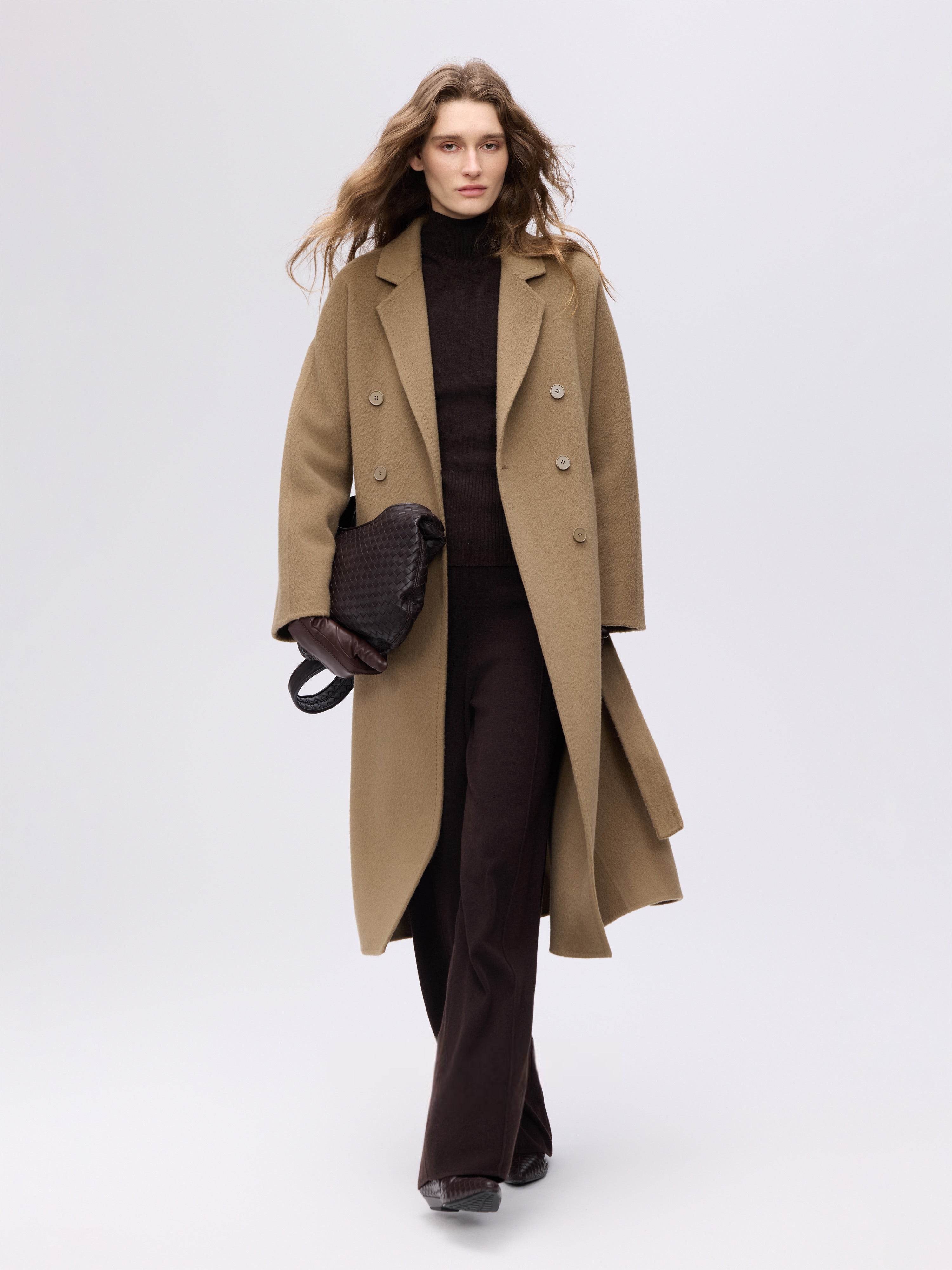 Asymmetric Wool Wrap Coat – hemi blurr