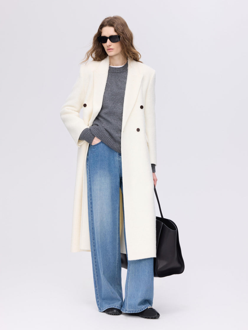Structured Double-Breasted Coat