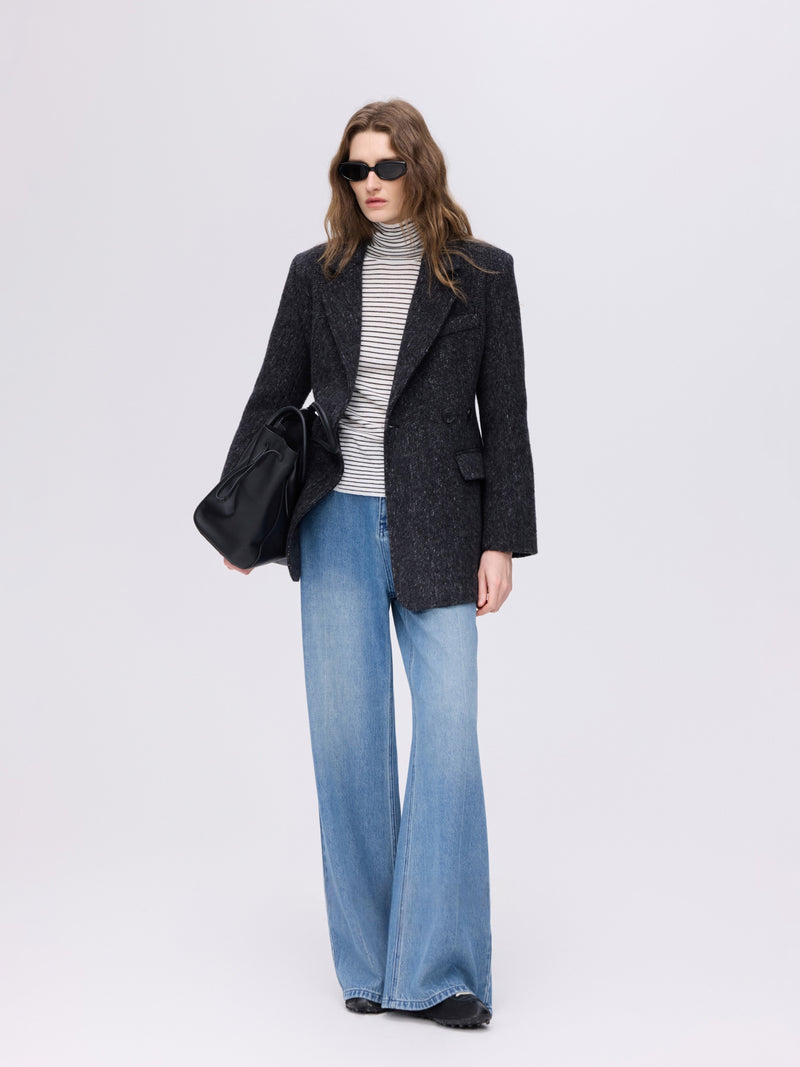 Blazer structuré en laine