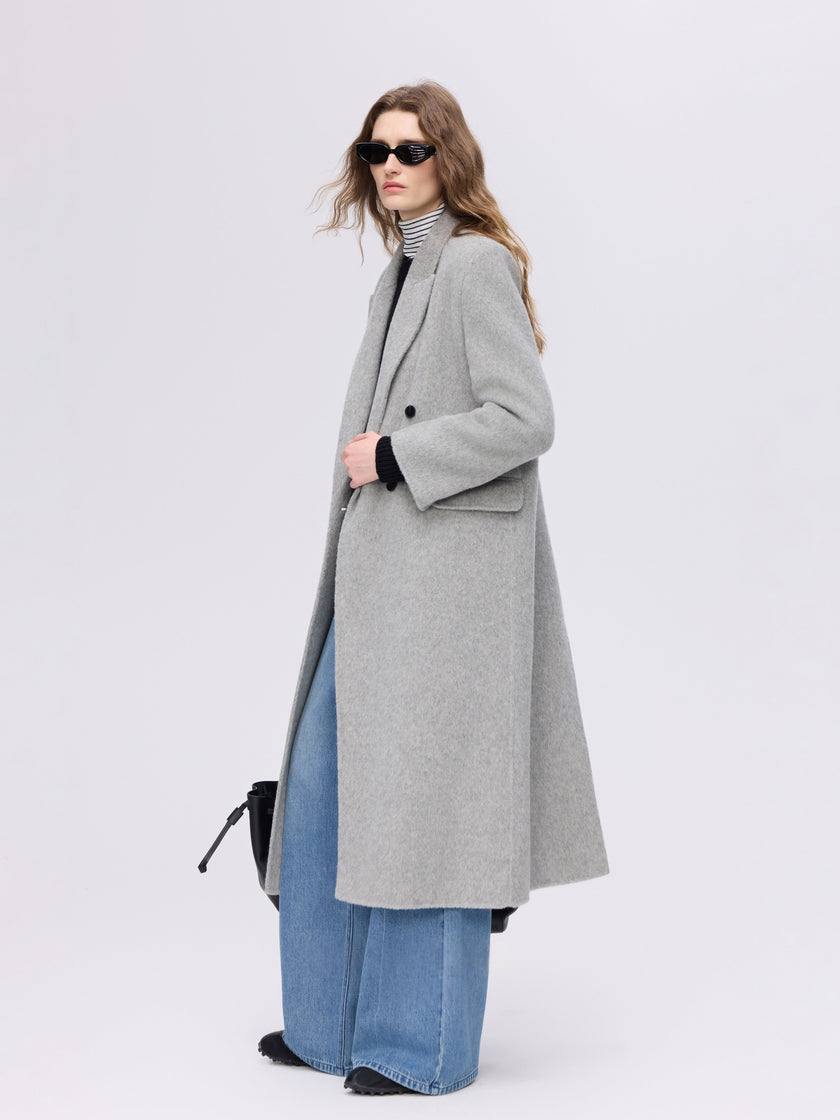 Structured Double-Breasted Coat
