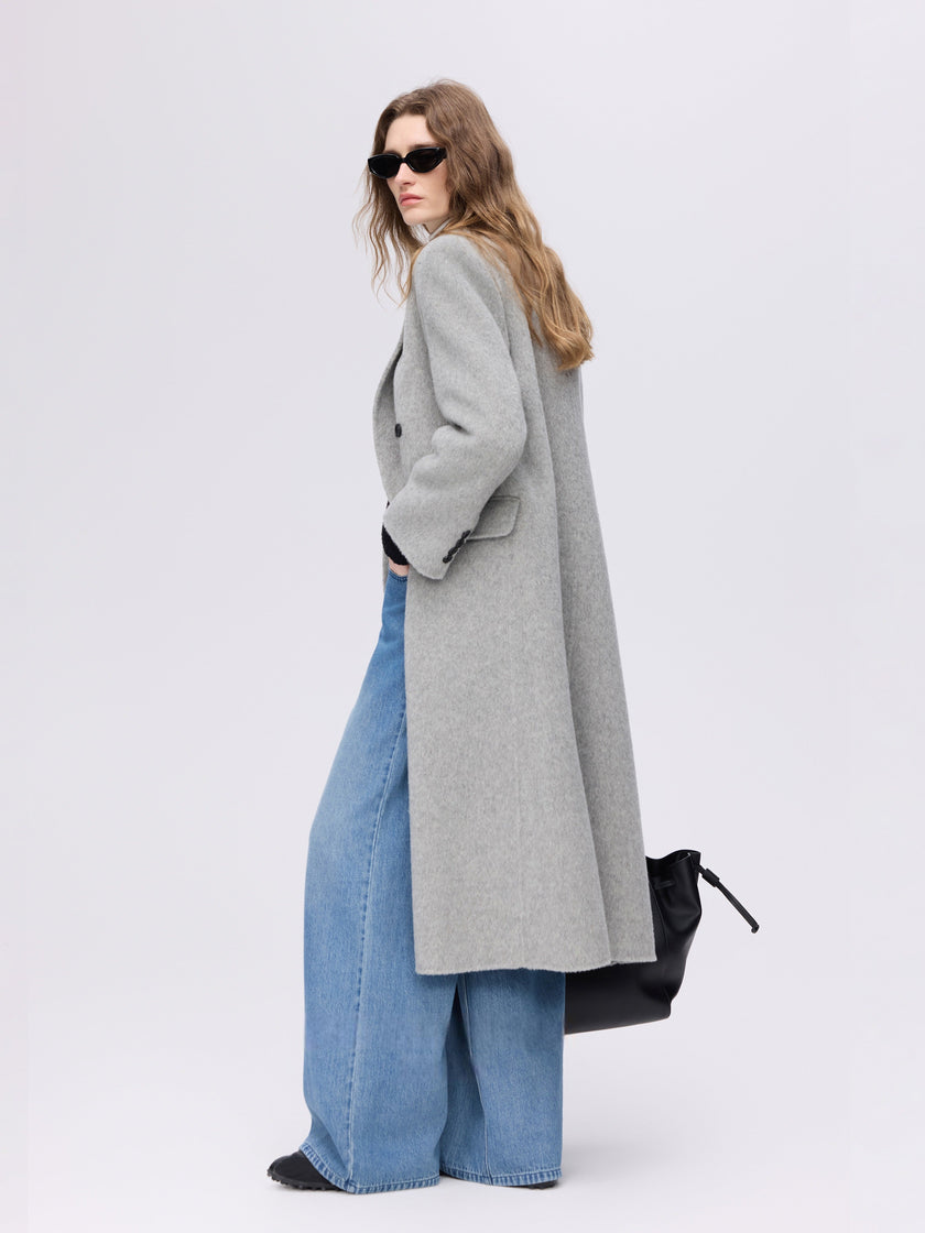 Structured Double-Breasted Coat