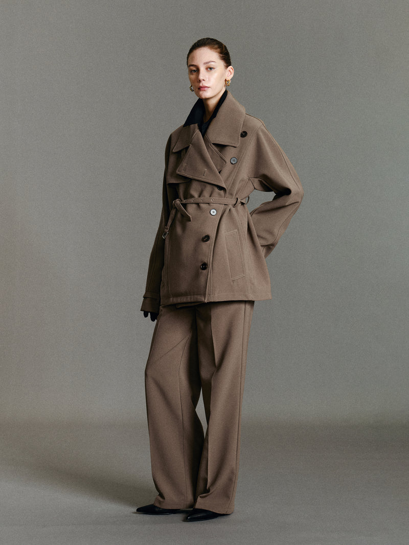 Noemi Belted Short Trench
