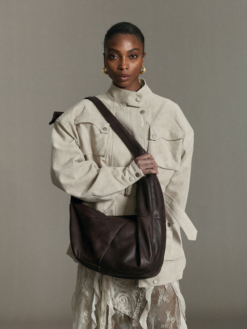 Mirel Leather Hobo