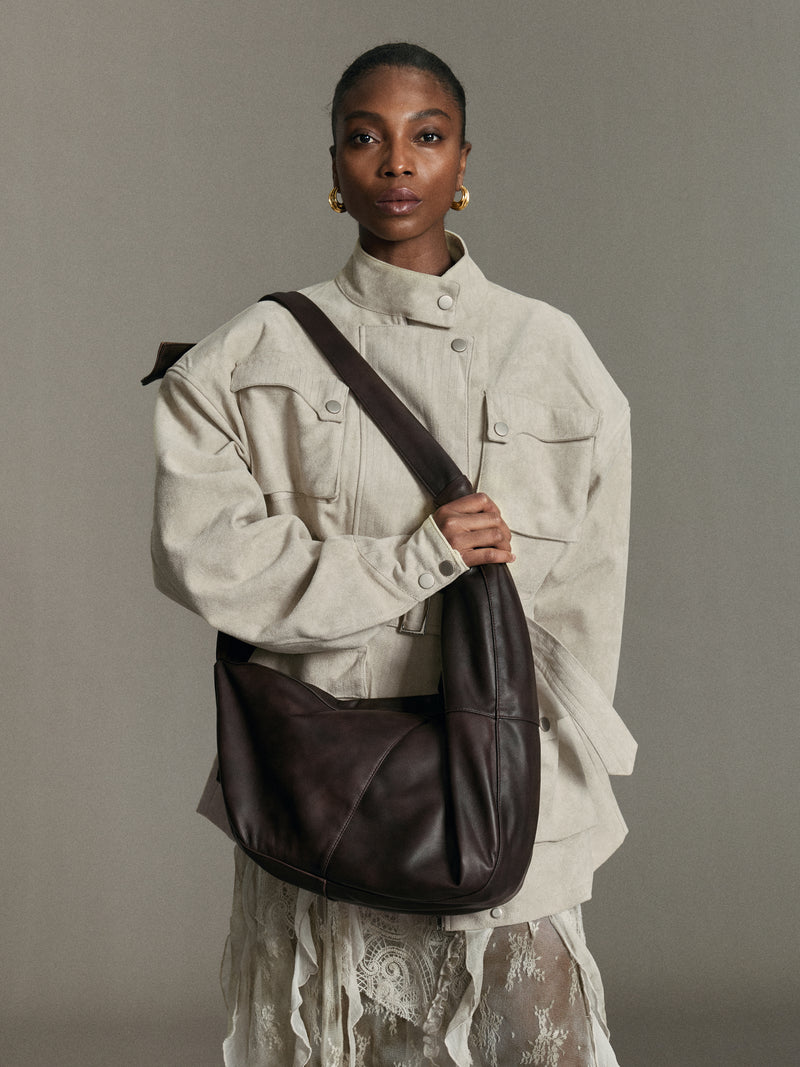 Mirel Leather Hobo