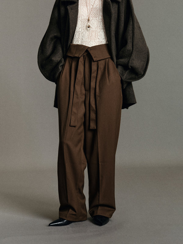 Eira Pantaloni con vita ripiegata