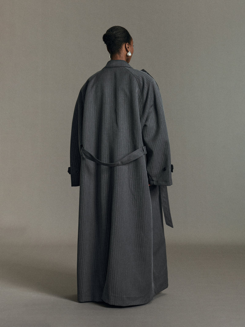 Cappotto trench lungo Rhea